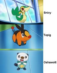 Os Pokémons iniciais de Unova (Snive)